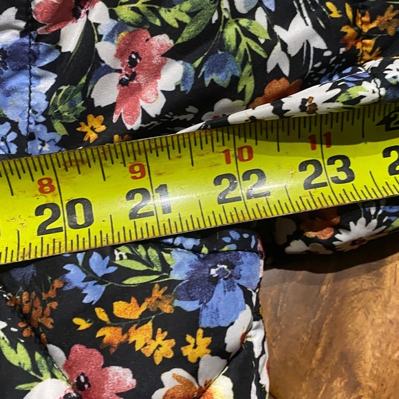 Time and Tru Floral Kids Puffer Jacket - Picture 11 of 11